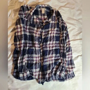 Womens 10 H&M flannel
